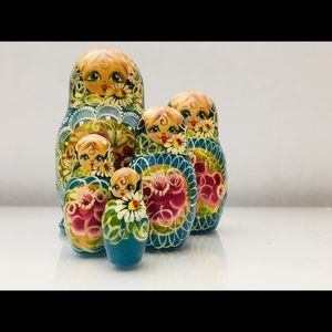Vintage Russian nesting dolls